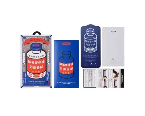 Захисне скло Remax NEW 3D GL-27 for iPhone 17 Pro чорне mag-6954851255970144212