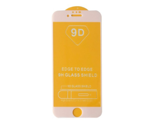 Захисне скло 9D iPhone 7/8 біле тех пак mag-200000120892222817