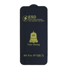 Захисне скло ESD 4S (anti-static) for iPhone 13 Pro Max/iPhone 14 Plus чорне тех. пак. mag-200000135268743866