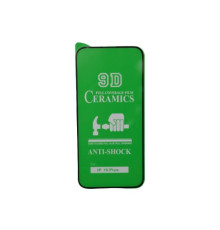 Захисне скло CERAMIC for iPhone 16 Plus /15 Plus чорне тех пак mag-2000001461679104234