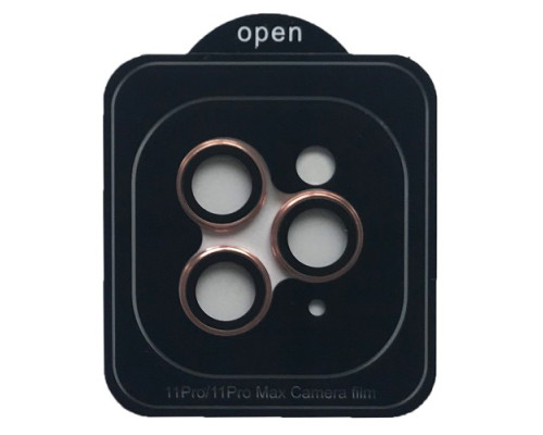 Захисне скло Camera METAL for iPhone 11 Pro/11 Pro Max pink mag-200000155760055097