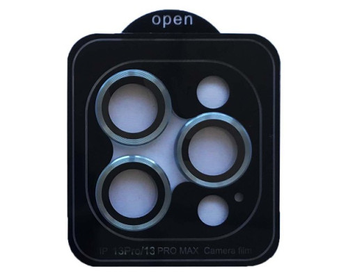 Захисне скло Camera METAL for iPhone 13 Pro/13 Pro Max blue mag-2000001597651141248