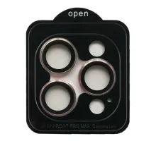 Захисне скло Camera METAL for iPhone 17 Pro / 17 Pro Max pink mag-2000001625446144553