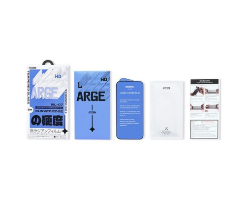 Захисне скло Remax WL-07 Future Large Curved Edge Series HD for iPhone 16/15 чорне mag-6954851238096138281