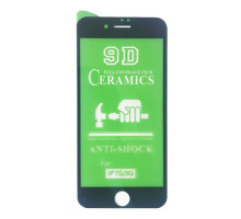 Захисне скло CERAMIC for iPhone 7/8/ SE 2020 чорне тех. пак. mag-20000011709228816