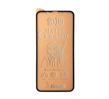 Захисне скло Ceramic MATTE for iPhone X/XS/11 Pro чорне тех. пак. mag-200000122087023978