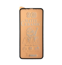 Захисне скло Ceramic MATTE for iPhone X/XS/11 Pro чорне тех. пак. mag-200000122087023978