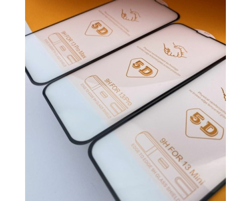 Захисне скло 5D Strong for iPhone 13 Pro Max чорне тех. пак. mag-200000133498042371