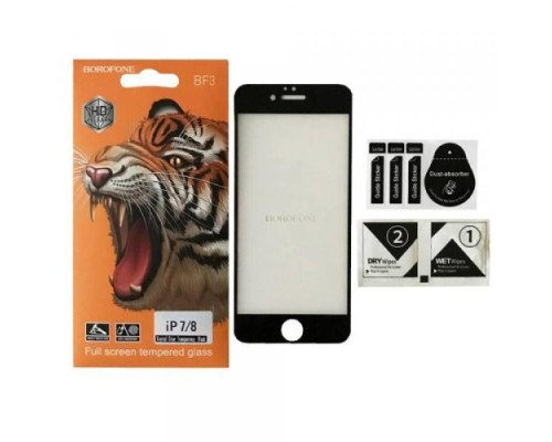 Захисне скло BOROFONE for iPhone 7/8 чорне mag-2000001358108131534