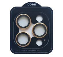 Захисне скло Camera METAL for iPhone 16 Pro / 16 Pro Max gold mag-2000001545539135456