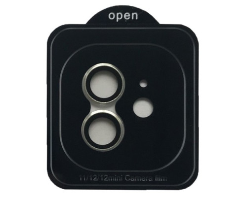 Захисне скло Camera METAL for iPhone 11/12/12 mini silver mag-2000001557556142431
