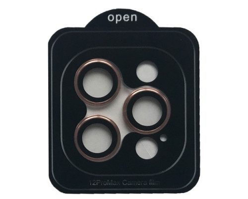 Захисне скло Camera METAL for iPhone 12 Pro Max pink mag-200000155768655101