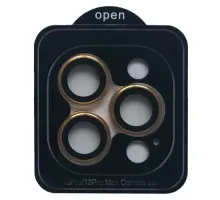 Захисне скло Camera METAL for iPhone 13 Pro/13 Pro Max gold mag-2000001557815145630