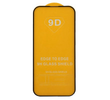 Захисне скло 9D iPhone 16 Pro/iPhone 17 чорне тех пак mag-2000001575277135674