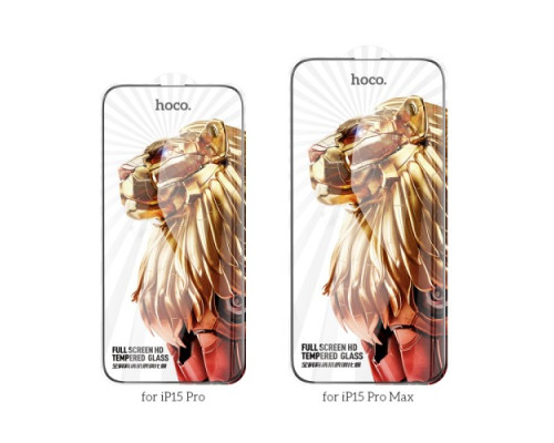 Захисне скло HOCO G9 Full screen HD for iPhone 15 Pro 20+5 mag-694200760729232858
