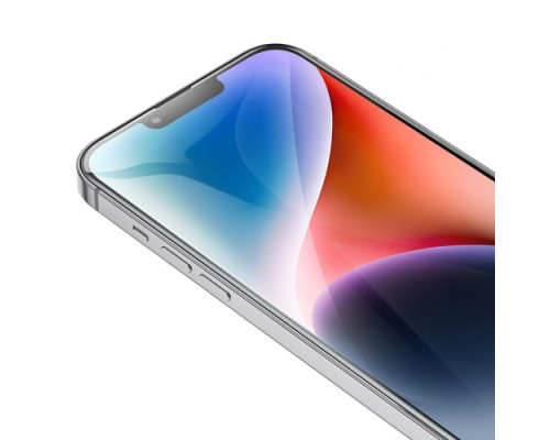 Захисне скло HOCO A34 9D Large Arc dustproof for iPhone 15 Plus Black mag-694200760744554006