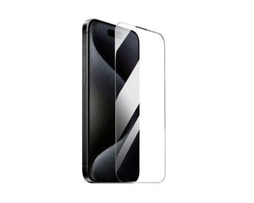 Захисне скло HOCO A34 Slim Full screen HD (Ultra Slim 0,2mm) for iPhone 16 Pro Black mag-6942007637046131647