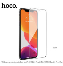 Захисне скло HOCO A34 9D Large Arc dustproof for iPhone X/Xs/11Pro Black mag-6931474793553133856