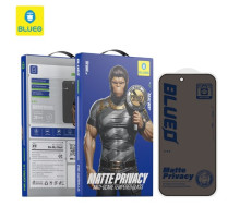 Захисне скло BLUEO Full Cover Anti-Peep Matte Glass (Privasy) for iPhone 15 Pro Max чорне mag-6934663736553140741