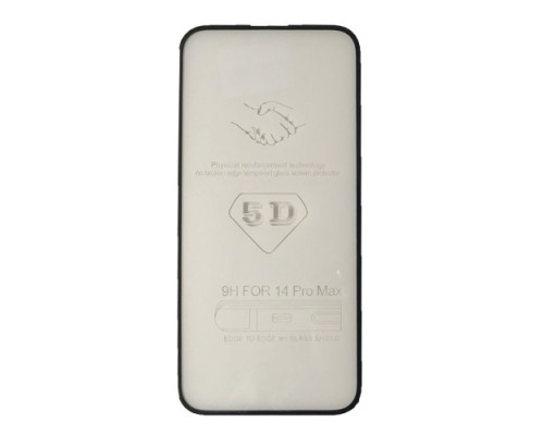 Захисне скло 5D Strong for iPhone 14 Pro Max чорне тех. пак. mag-200000139869246167