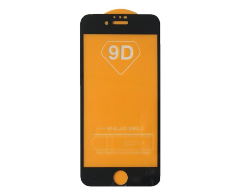 Захисне скло 9D iPhone 6P/6sP чорне тех пак mag-200000145389632715