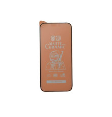 Захисне скло Ceramic MATTE for iPhone 15 Pro чорне тех пак mag-2000001461747104239
