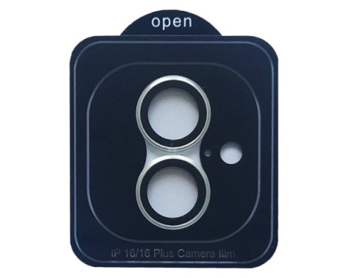 Захисне скло Camera METAL for iPhone 16 / 16 Plus silver mag-2000001545614135457
