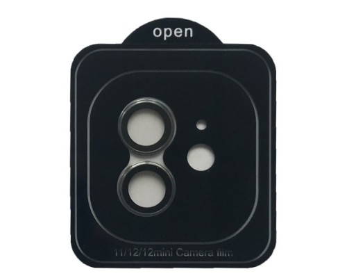 Захисне скло Camera METAL for iPhone 11/12/12 mini titanium grey mag-2000001557563142432