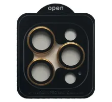 Захисне скло Camera METAL for iPhone 14 Pro/14 Pro Max gold mag-2000001557891145631