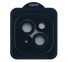 Захисне скло Camera METAL for iPhone 14/14 Plus black mag-2000001557945142718