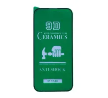 Захисне скло CERAMIC for iPhone 17 Air чорне тех. пак. mag-2000001640425146884