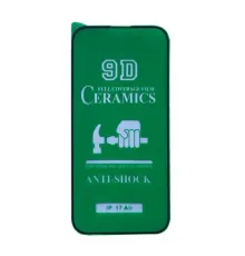Захисне скло CERAMIC for iPhone 17 Air чорне тех. пак. mag-2000001640425146884