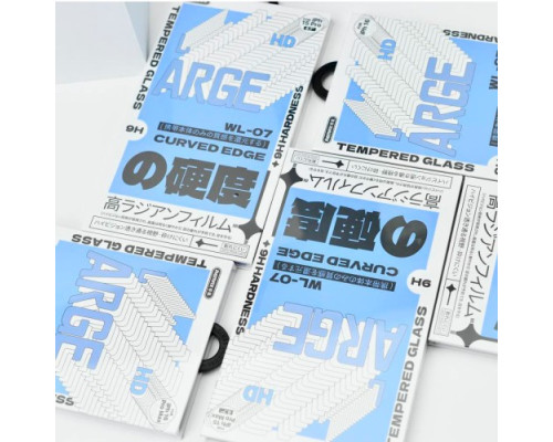 Захисне скло Remax WL-07 Future Large Curved Edge Series HD for iPhone 16 Pro/iPhone 17 чорне mag-695485123810258836