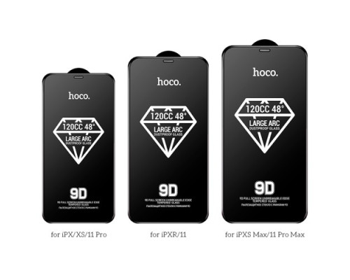 Захисне скло HOCO A34 9D Large Arc dustproof for iPhone XsMax/11ProMax Black mag-693147479357730968