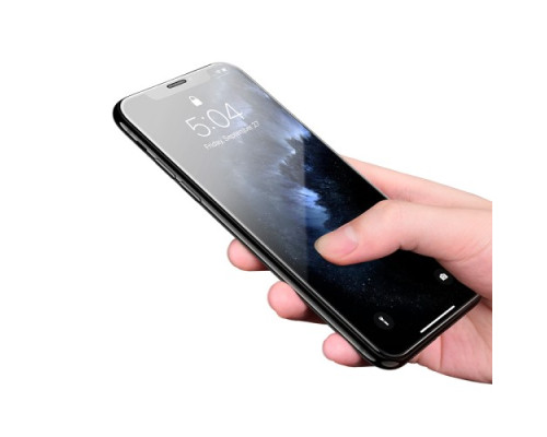 Захисне скло HOCO A34 9D Large Arc dustproof for iPhone XsMax/11ProMax Black mag-693147479357730968