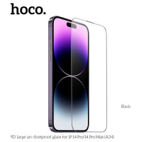Захисне скло HOCO A34 9D Large Arc dustproof for iPhone 14 Pro Black mag-6931474793621133857