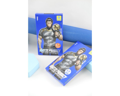 Захисне скло BLUEO Full Cover Anti-Peep Matte Glass (Privasy) for iPhone 16 Pro/iPhone 17 чорне mag-6934663718160140732