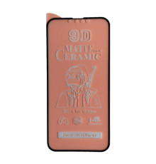 Захисне скло Ceramic MATTE for iPhone 13/13 Pro чорне тех. пак. mag-2000001345436137839