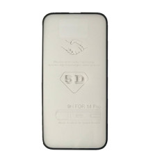 Захисне скло 5D Strong for iPhone 14 Pro чорне тех. пак. mag-200000139870846168