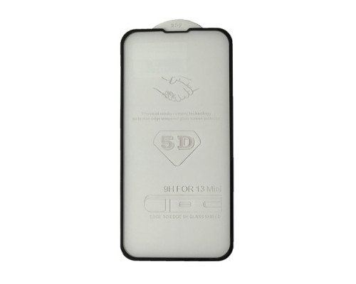 Захисне скло 5D Strong for iPhone 13 mini чорне тех. пак. mag-2000001334966141726