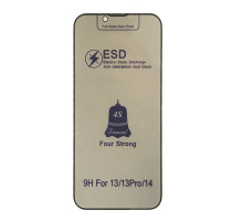 Захисне скло ESD PRIVACY GLASS for iPhone 14/ 13 /13 Pro чорне тех пак mag-200000142734789198