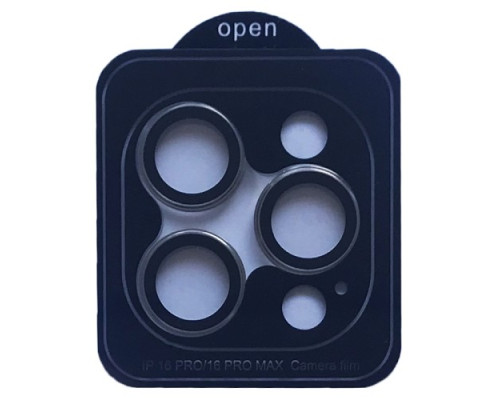 Захисне скло Camera METAL for iPhone 16 Pro / 16 Pro Max titanium grey mag-2000001545546139491