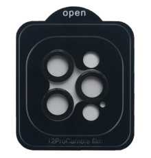 Захисне скло Camera METAL for iPhone 12 Pro black mag-2000001557419135462