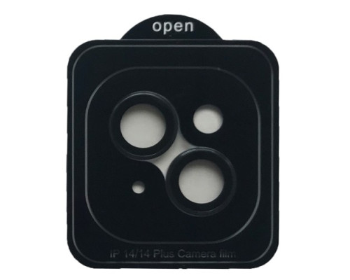 Захисне скло Camera METAL for iPhone 14/14 Plus dark blue mag-2000001557952142719