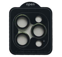 Захисне скло Camera METAL for iPhone 14 Pro/14 Pro Max green mag-200000155790755117