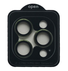 Захисне скло Camera METAL for iPhone 14 Pro/14 Pro Max green mag-200000155790755117
