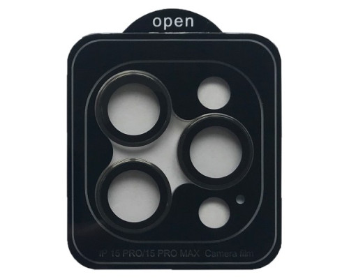 Захисне скло Camera METAL for iPhone 15 Pro / 15 Pro Max titanium grey mag-200000155809655134