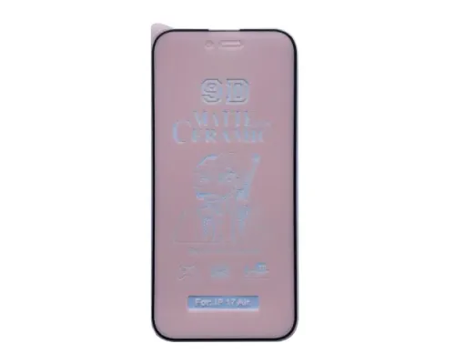 Захисне скло Ceramic MATTE for iPhone 17 Air чорне тех пак mag-2000001640326146875