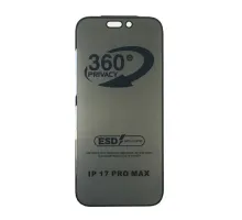 Захисне скло Privacy Anti-static 360° for iPhone 17 Pro Max тех.пак. mag-2000001623039144247