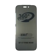 Захисне скло Privacy Anti-static 360° for iPhone 17 Pro Max тех.пак. mag-2000001623039144247